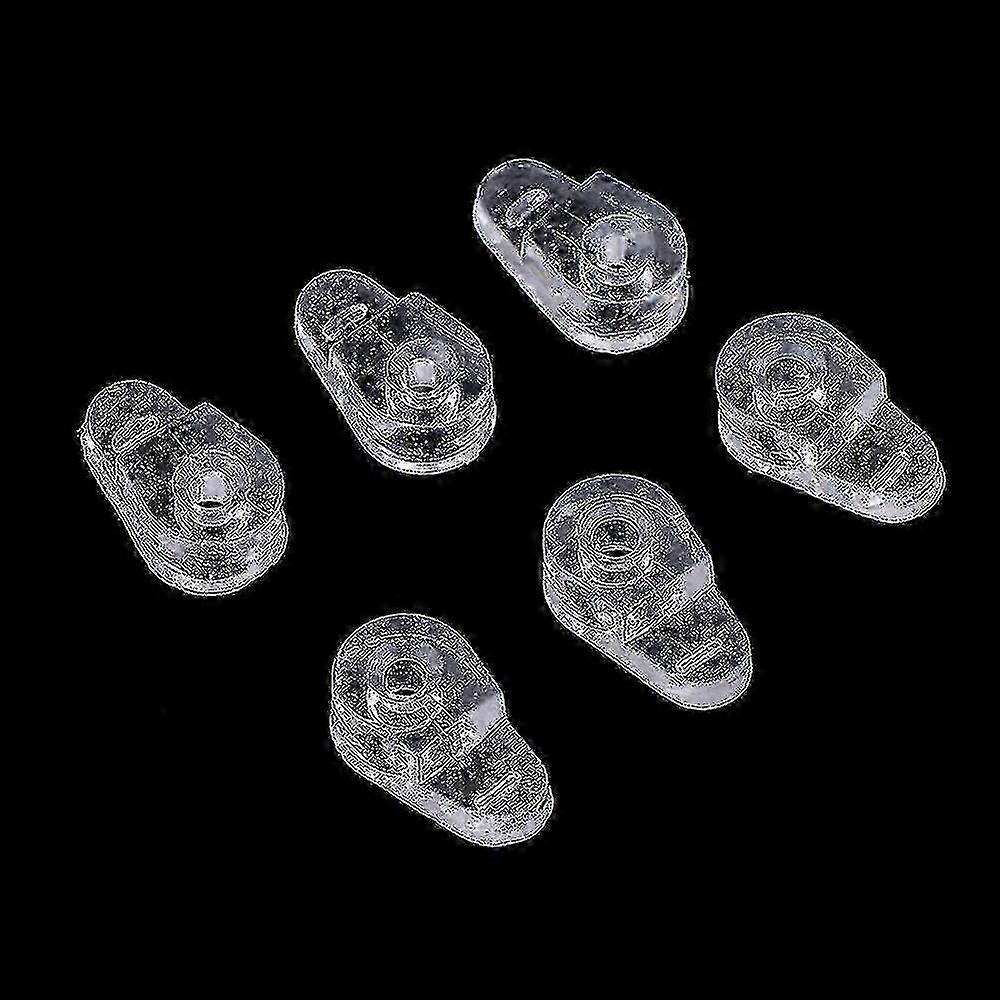 Clear Plastic Mirror Retainer Clips 100pcs Cabinet Hardware