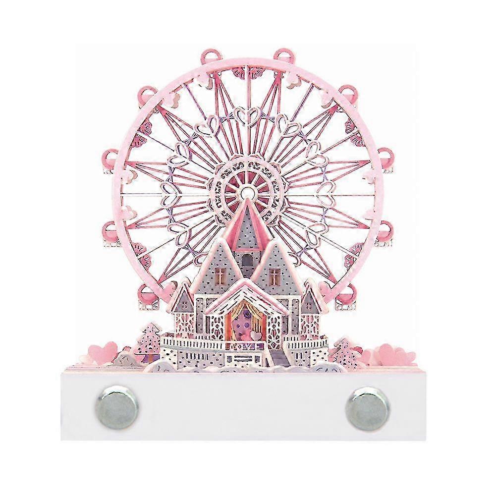 3D Memo Pad Ferris Wheel Sticky Notes DIY Three-Dimensional Paper Carving