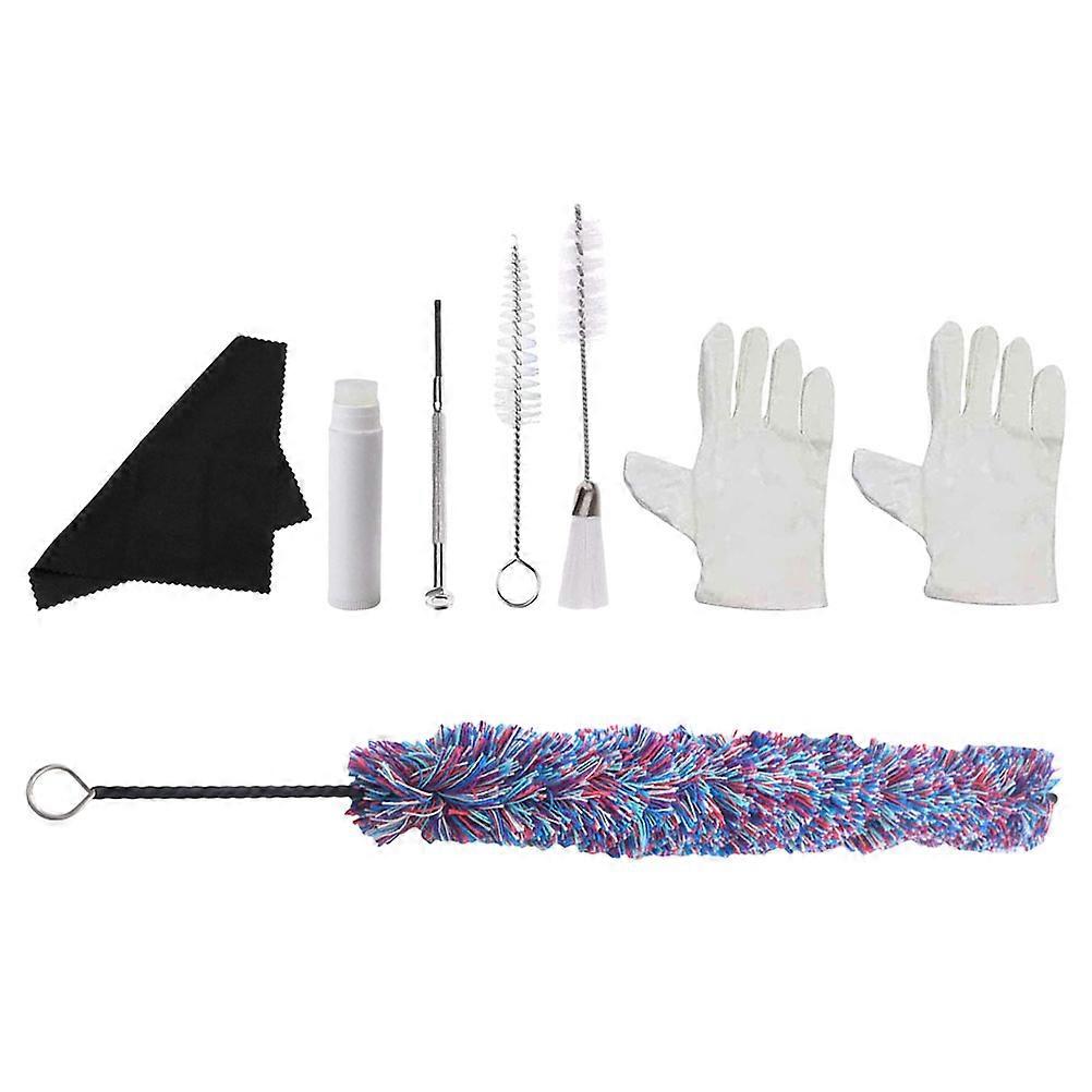 Saxophone Cleaner Set 1 Set Multipurpose Sax Cleaning Tool Instrument Maintenance Assorted Weaving Design