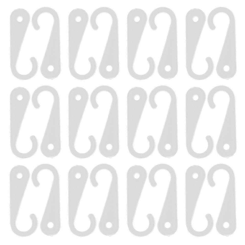 Sock Hangers For Retail Display J Hooks PP Material Scarves Organizer 1.77X0.59X0.08in 200Pcs