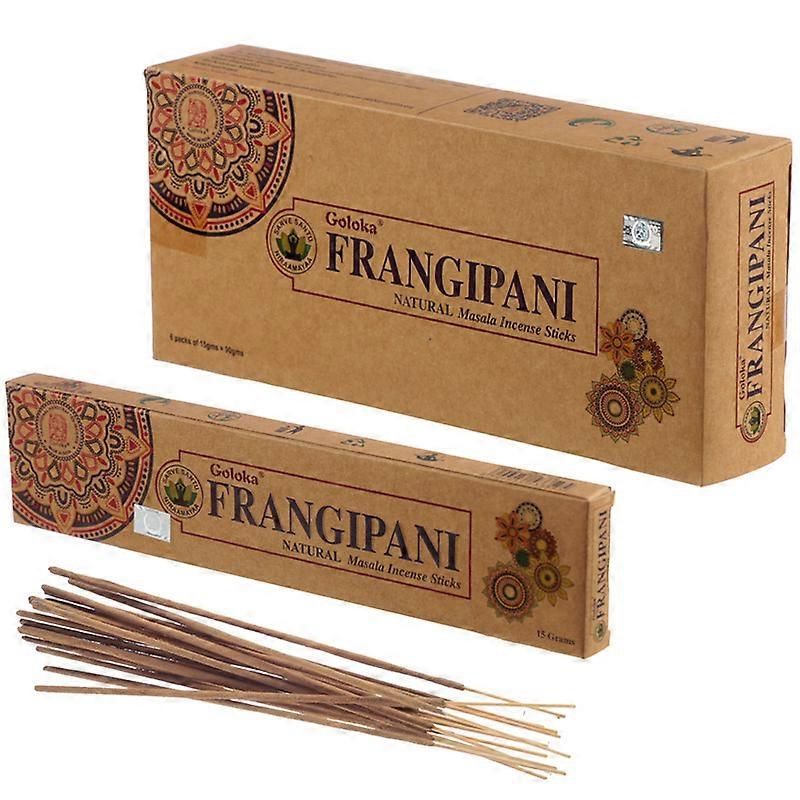 Goloka Incense Sticks - Frangipani 6 Pack