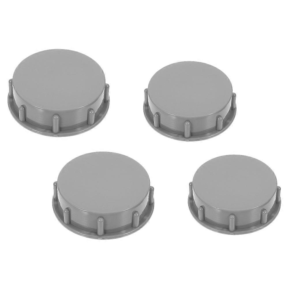 Drain Pipe Caps Made of Durable PP Material Grey Color for Home Use Lightweight and Portable Easy Installation 4pcs