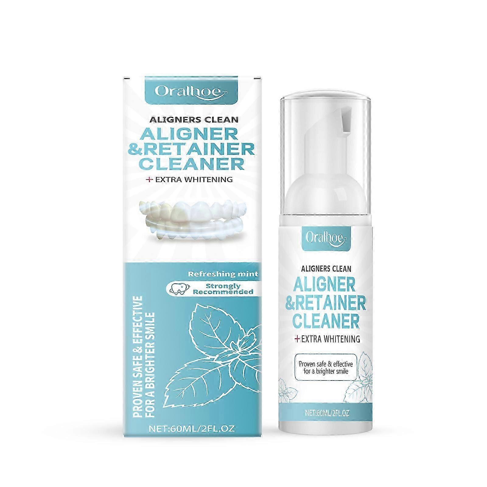 Gentle Braces Cleaning Mousse - Fresh Mint Foam for Teeth