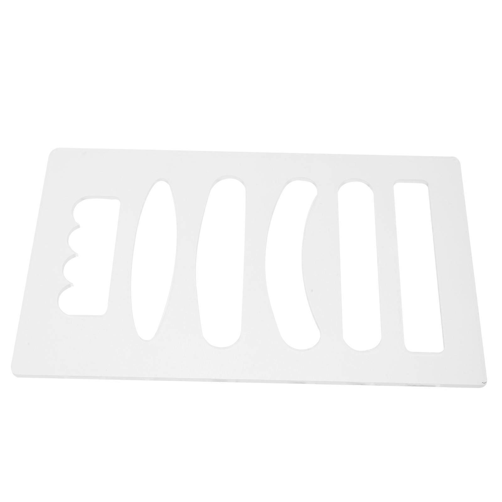 Acrylic Cutting Board Handle Template for Charcuterie Boards Clear