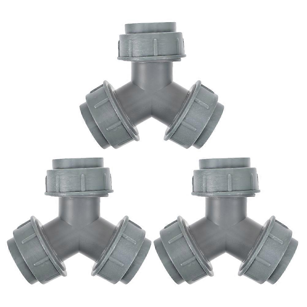Y-Shaped Hose Connector for Washing Machine 3Pcs Draining Hose Connector