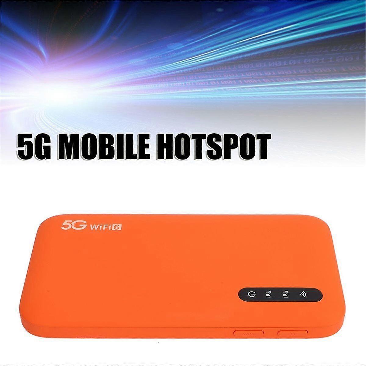 5G Mobile Hotspot High Speed Travel Double Band WiFi6 Portable Router with SIM Card Slot Support 16