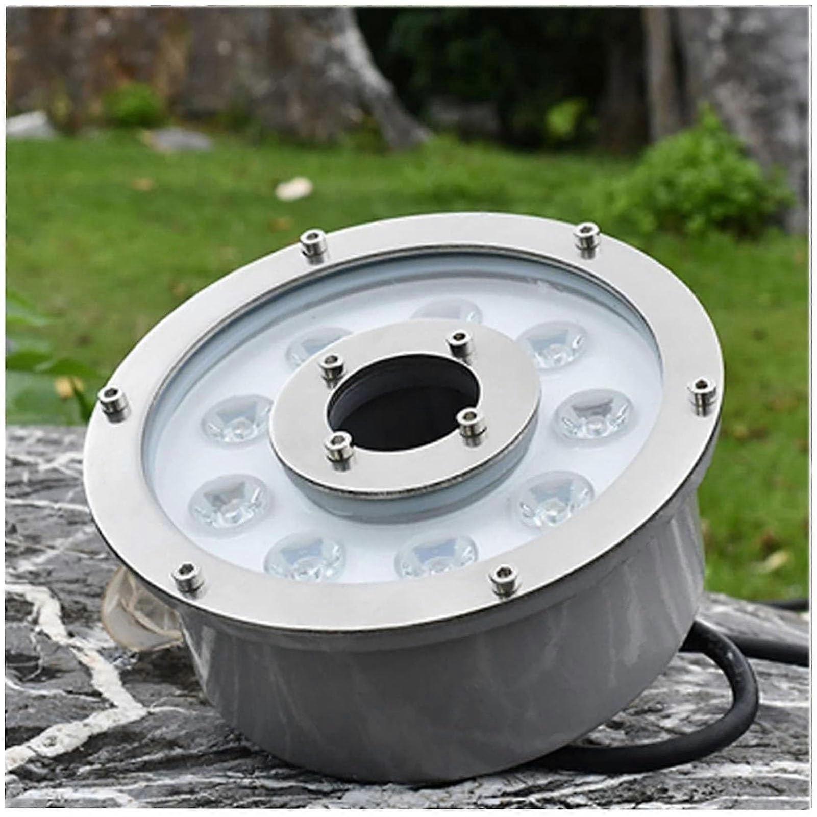 LED Underwater Pool Light IP68 Waterproof 304 Stainless Steel Low Voltage Red 18W Fountain Lamp
