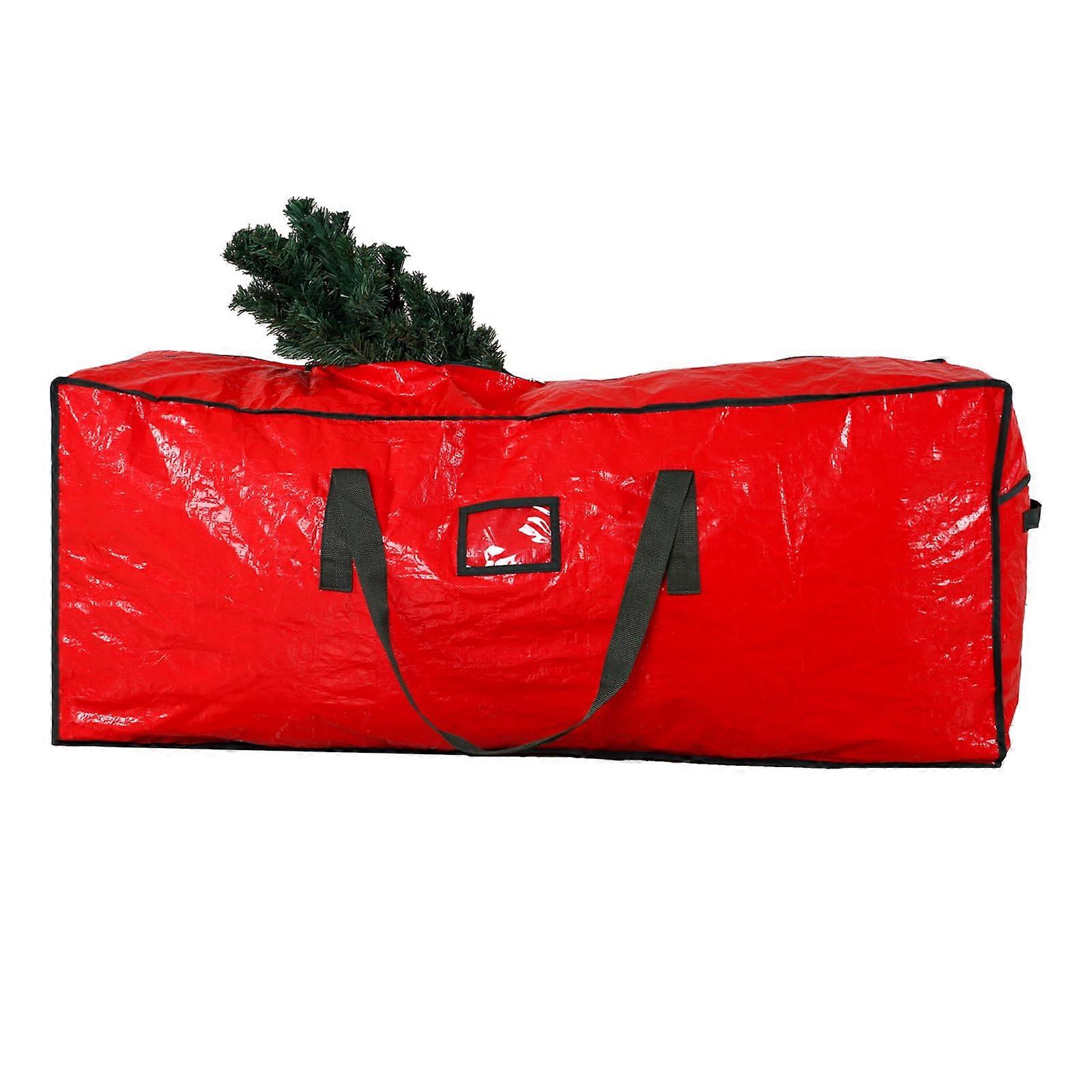 Extra Large Waterproof Christmas Tree Storage Bag for 7.5 ft Artificial Tree with Durable Handles