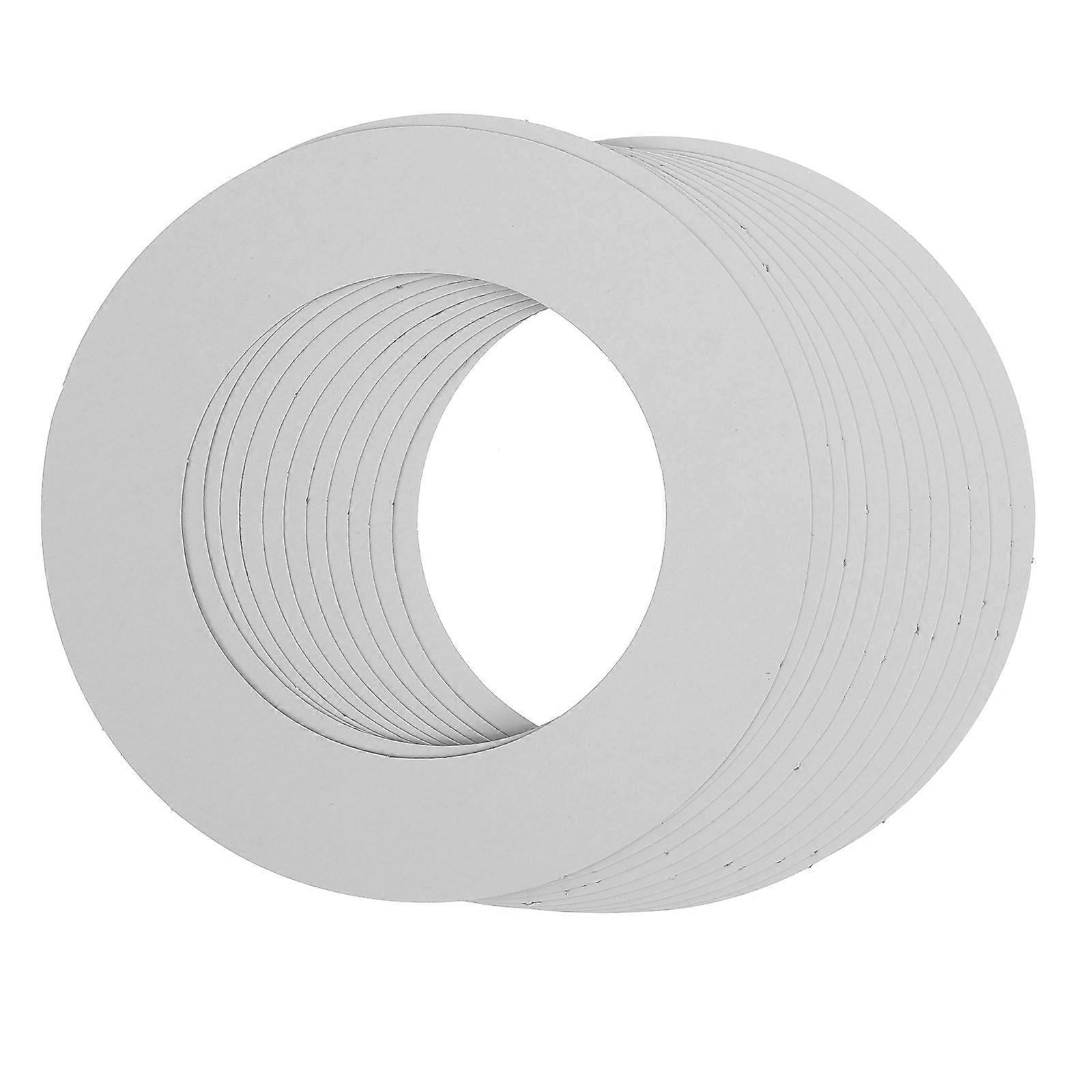 Universal Wax Warmer Collars for Clean Waxing 12 Sheets Paper Rings