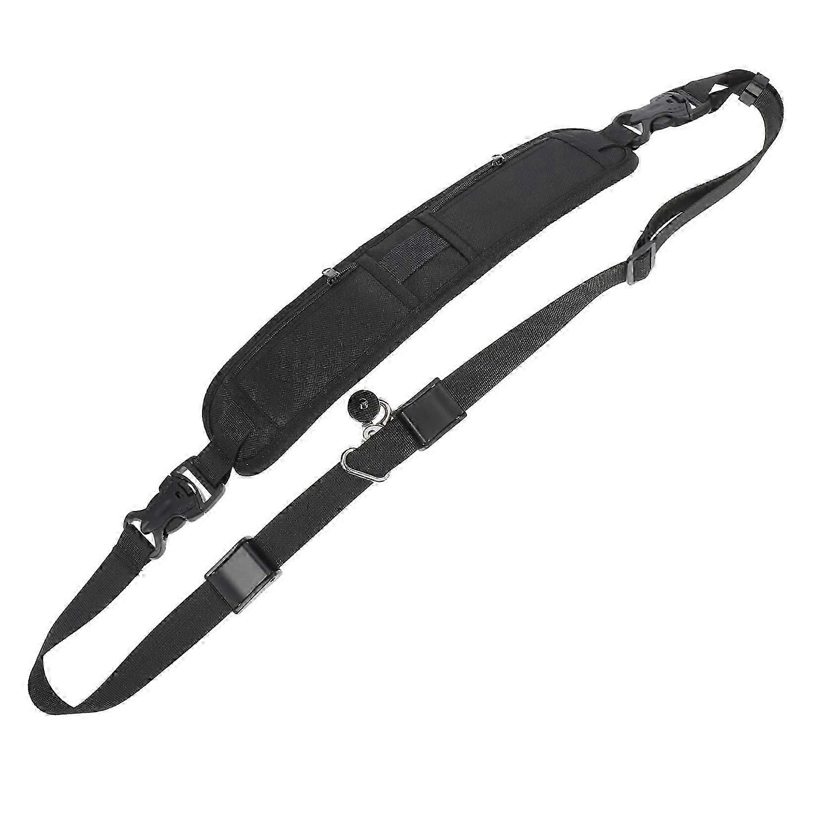 Camera Strap Adjustable Nylon Shoulder Strap for DSLR Cameras, Black, Neck Strap