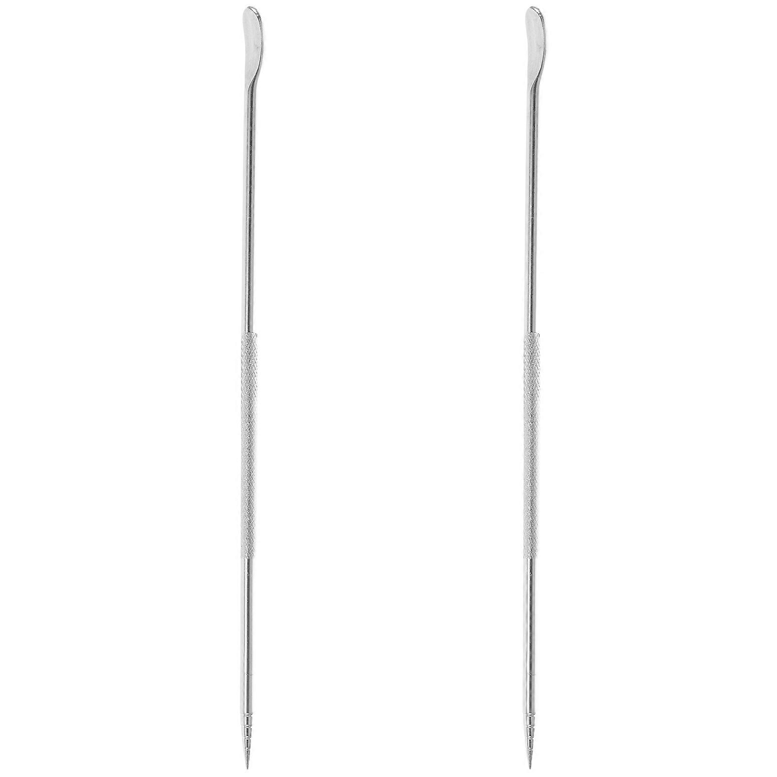 Coffee Stirrer Tool Stainless Steel Needle Hook for Coffee 2Pcs Pack