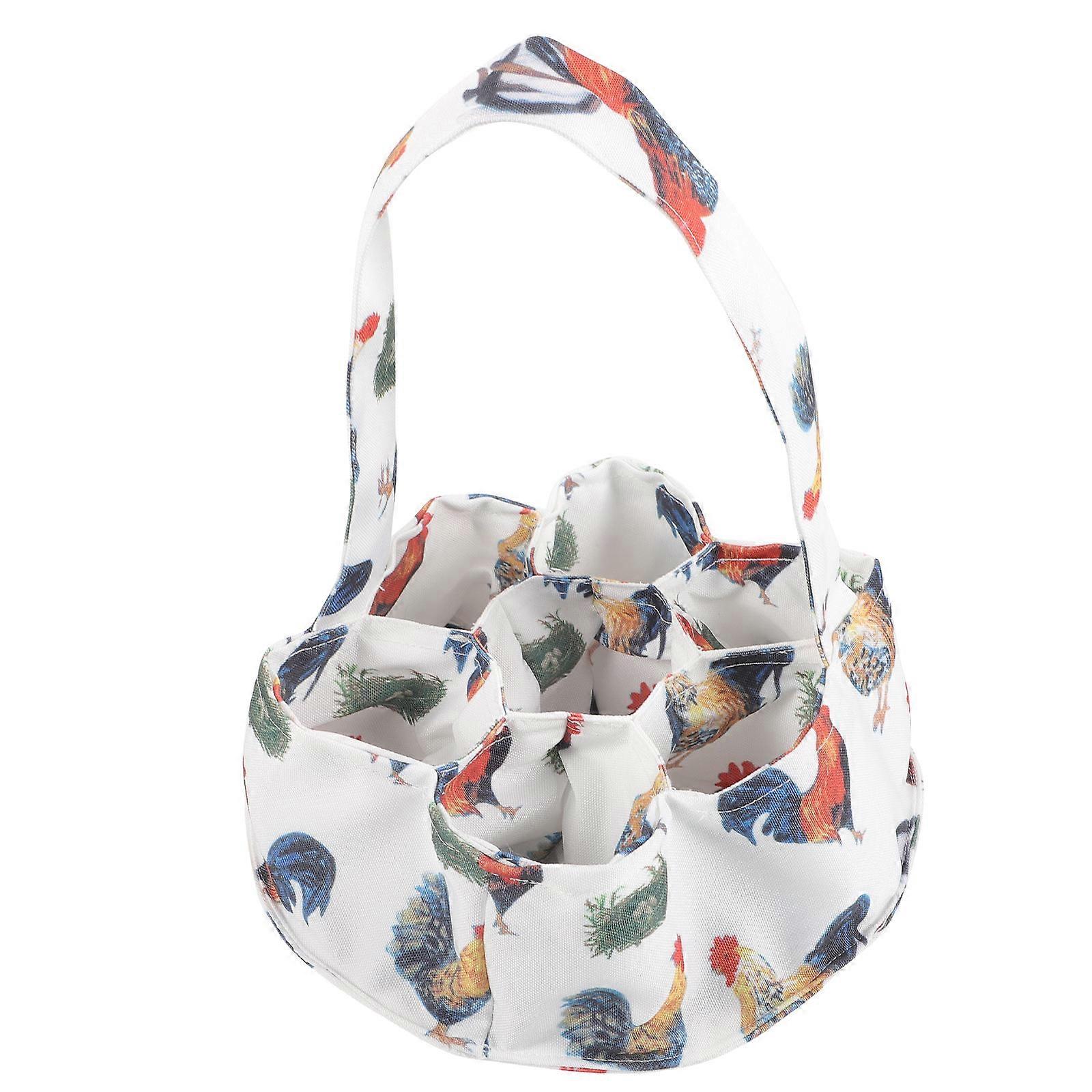 Outdoor Egg Collection Bag 2Pcs Assorted Color Storage Solution For Home Users And Farm Activities