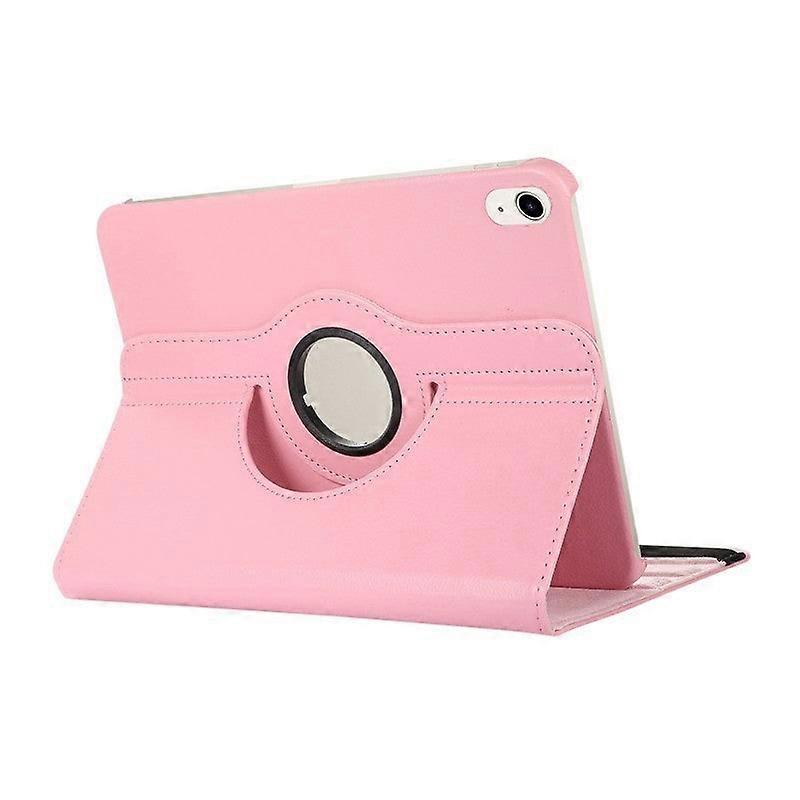 Stylish Case For Ipad 5/ 6/ip2017/ 2018 Pink Lychee Pattern Rotating