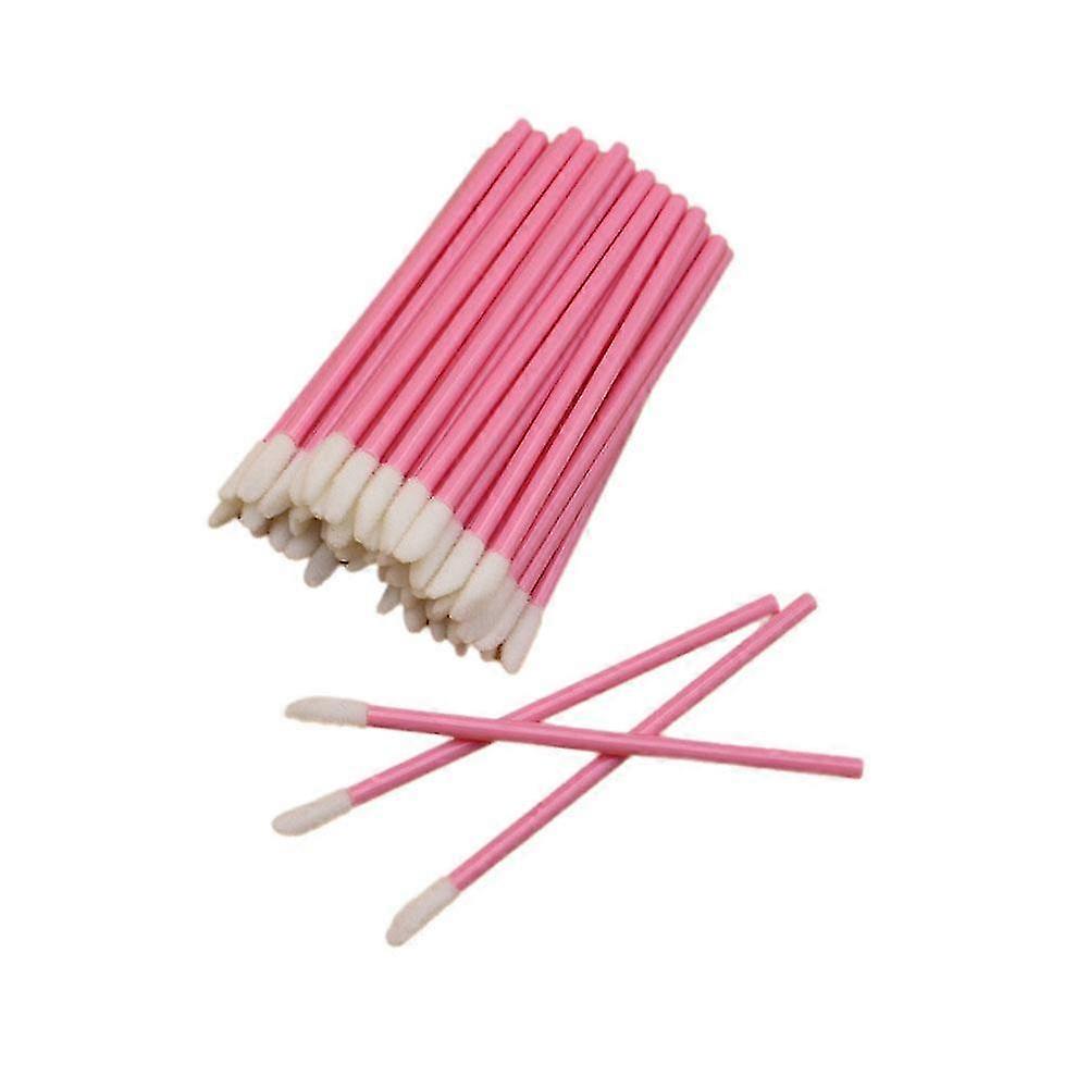 Disposable Lip Brush 50 Pack Sterile Foldable Handle For Hygiene Safe Makeup Application Individually Wrapped