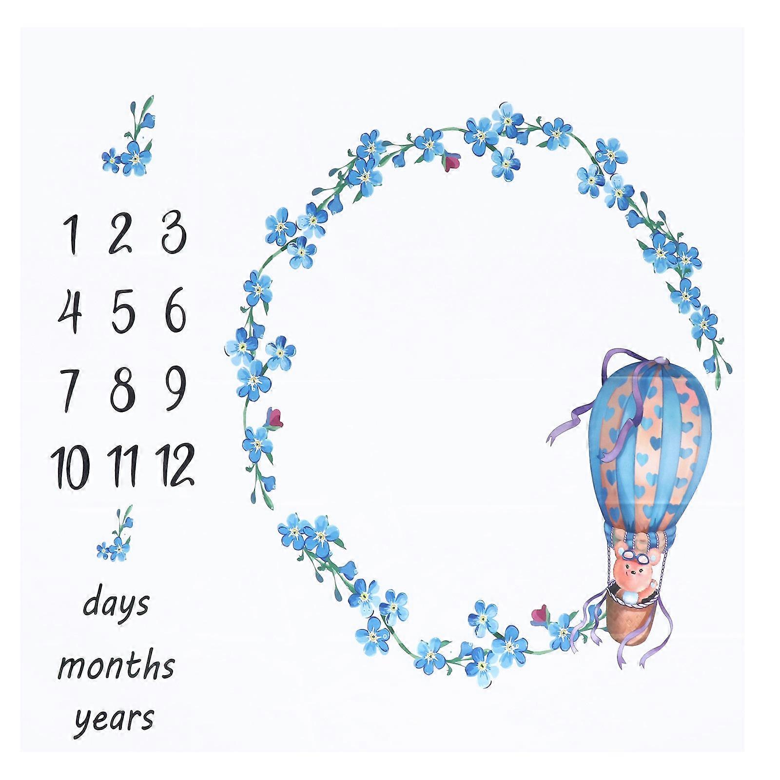 Photography Backdrop Baby Milestone Photography Photo Background Cloth Reusable 100x100cm 1Pack