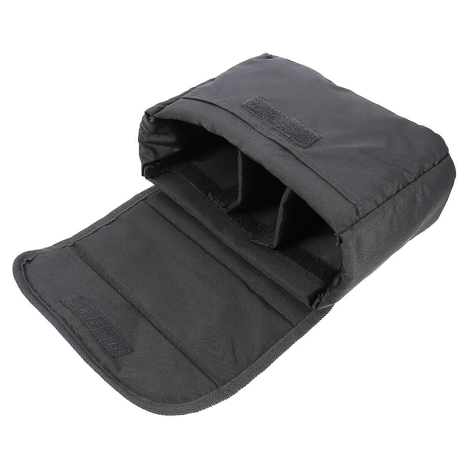 Camera Bag Portable Protective Bag for Camera Black Nylon with Lid