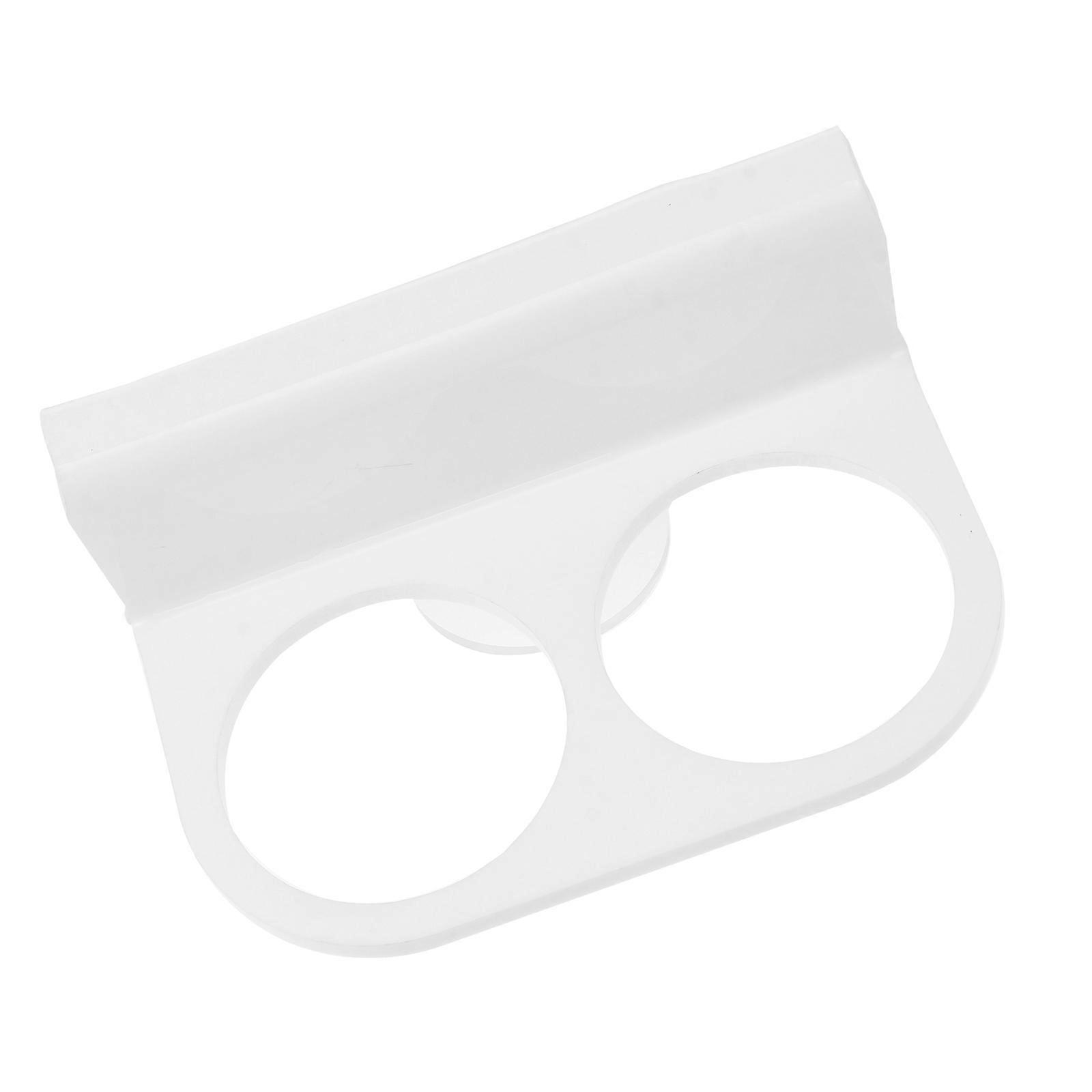 Filter Sock Holder Acrylic Mount for Aquarium Double Hole Design