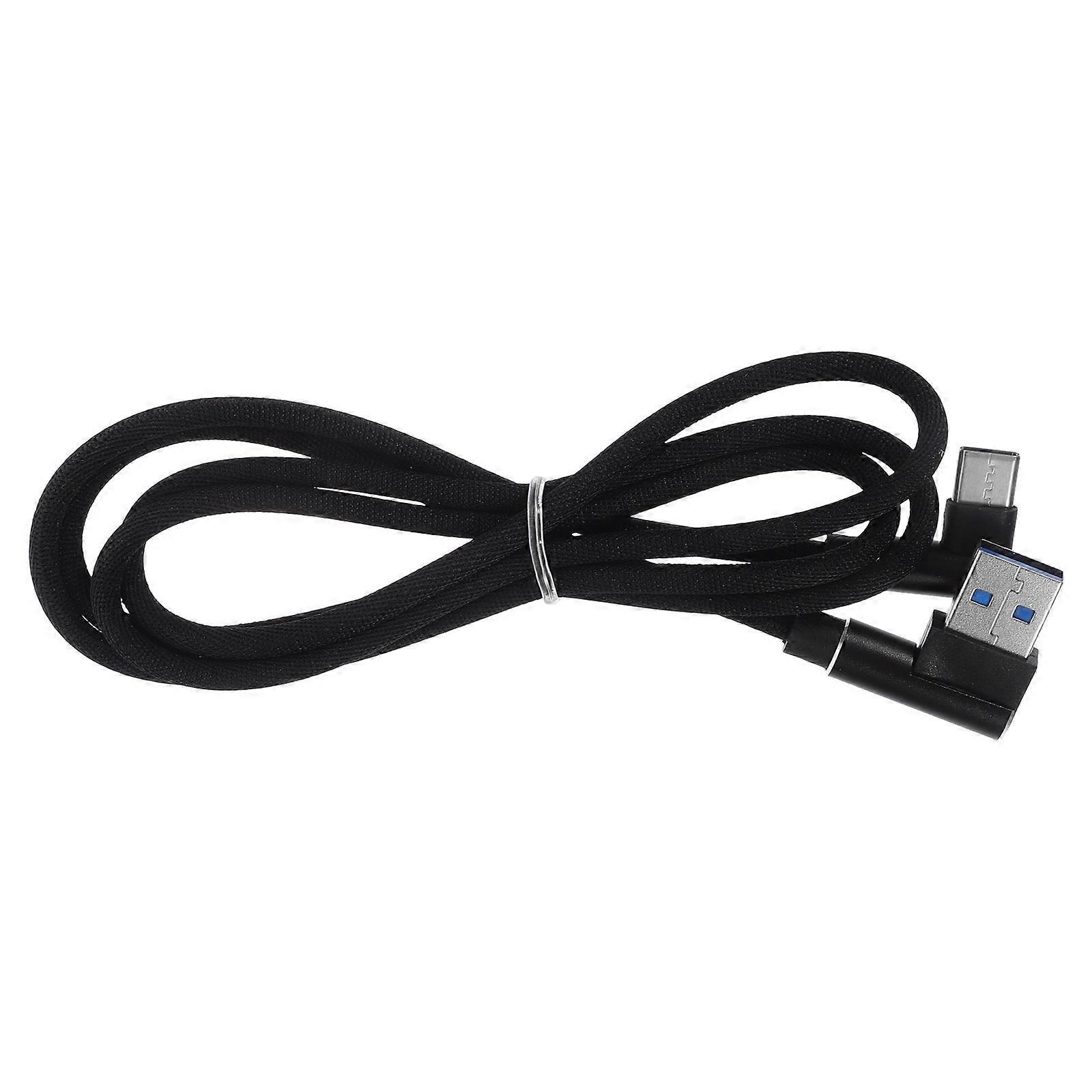 USB Type C Cable Type C Cable for Charging 1m Braided Black