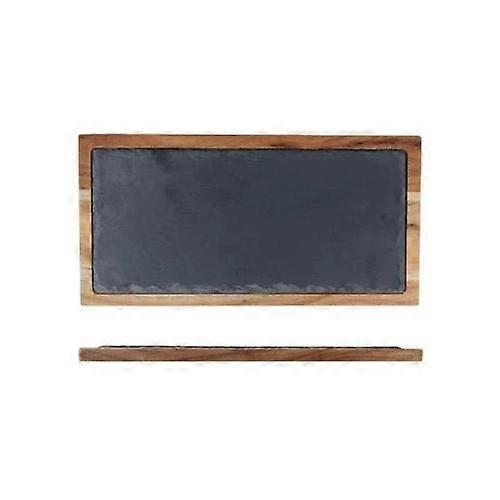 Acacia Wood Rectangular Pizza Serving Board with Handle for Bread Snacks and Dessert