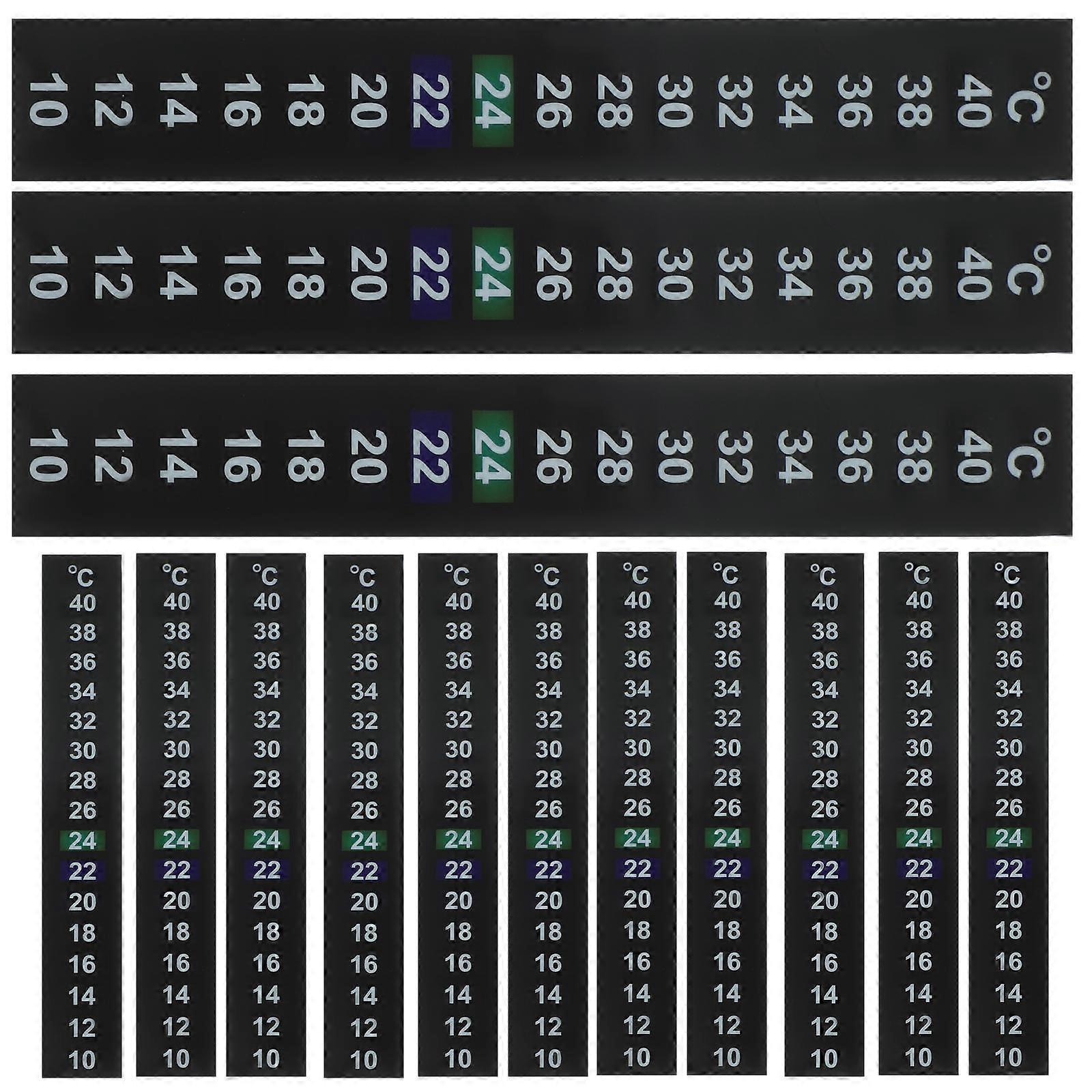 Special Strip for Measuring Temperature 15Pcs Indoor Black