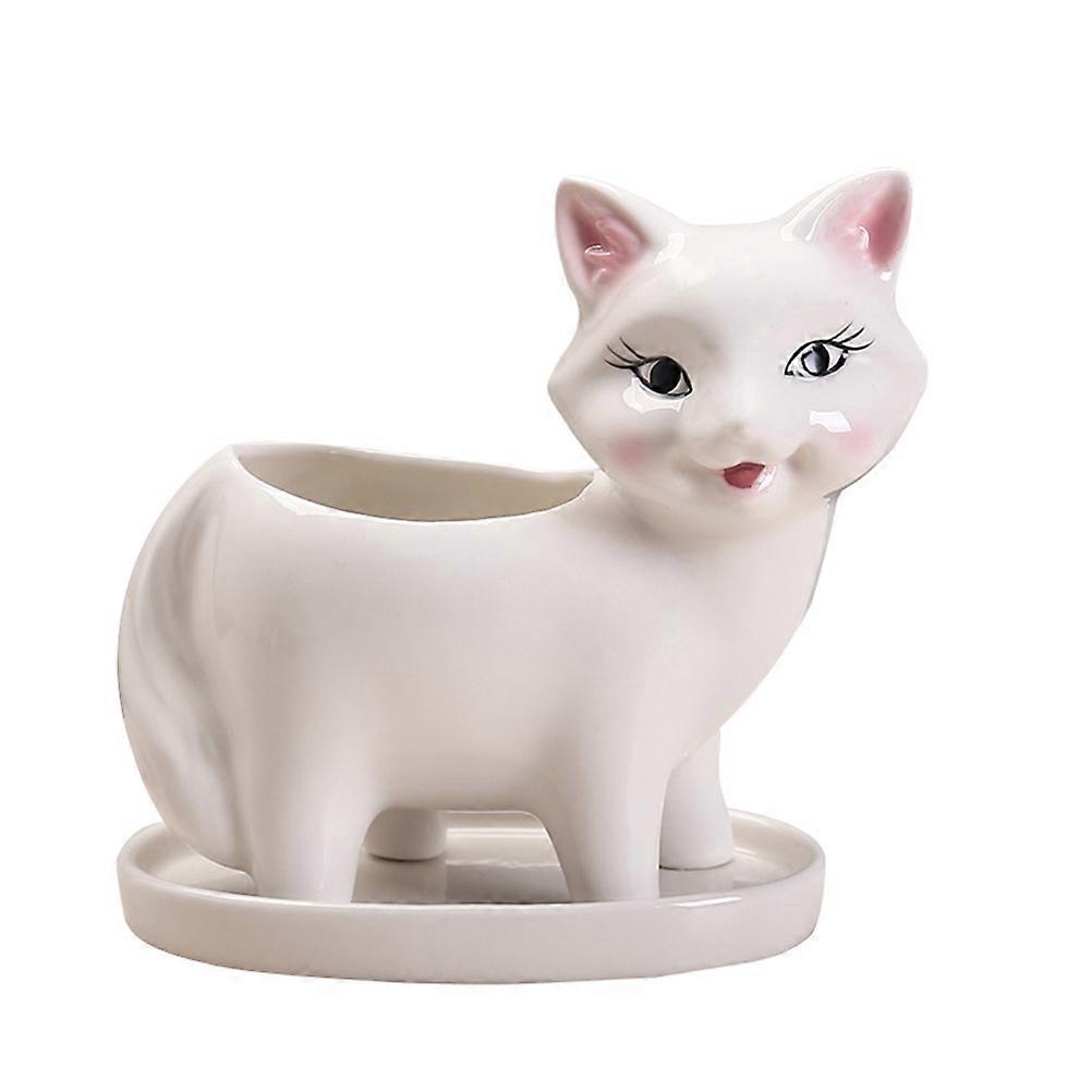 Succulent Flowerpot Ceramic Pot for Home Decoration 2Pcs