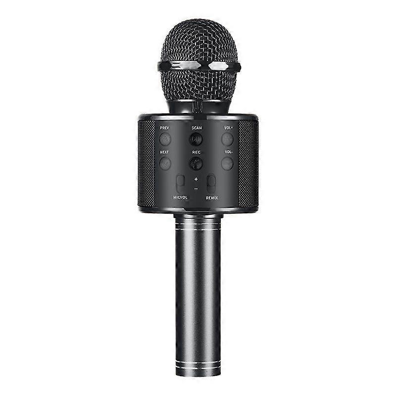 Draadloze Bluetooth karaokemicrofoon met LED-verlichting