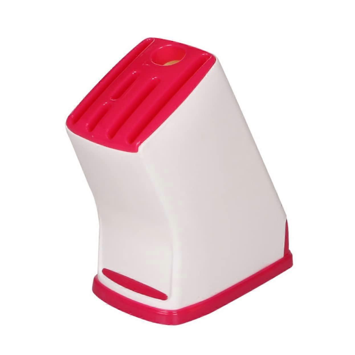 Kitchen Knife Holder with Drainage, MultiFunction Kitchen Storage Rack and NonSlip Base