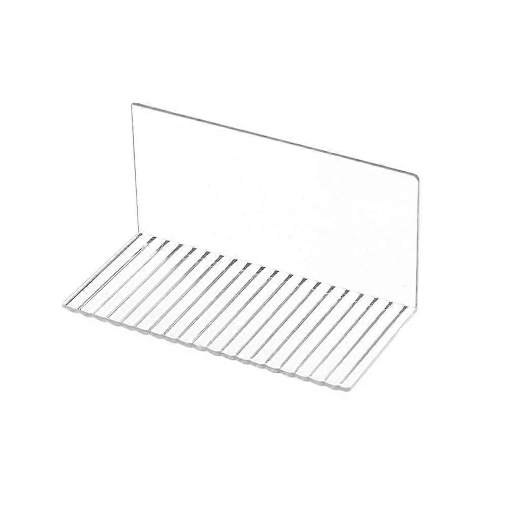 SelfAdhesive Acrylic Wall Mounted Shelf for Figures, DIY 10cm Transparent Display Stand