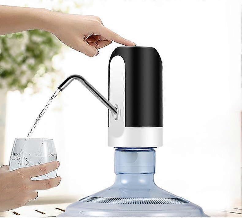 USB Rechargeable Water Dispenser for 5 Gallon Bottles, Automatic Dual Modes with Detachable Base