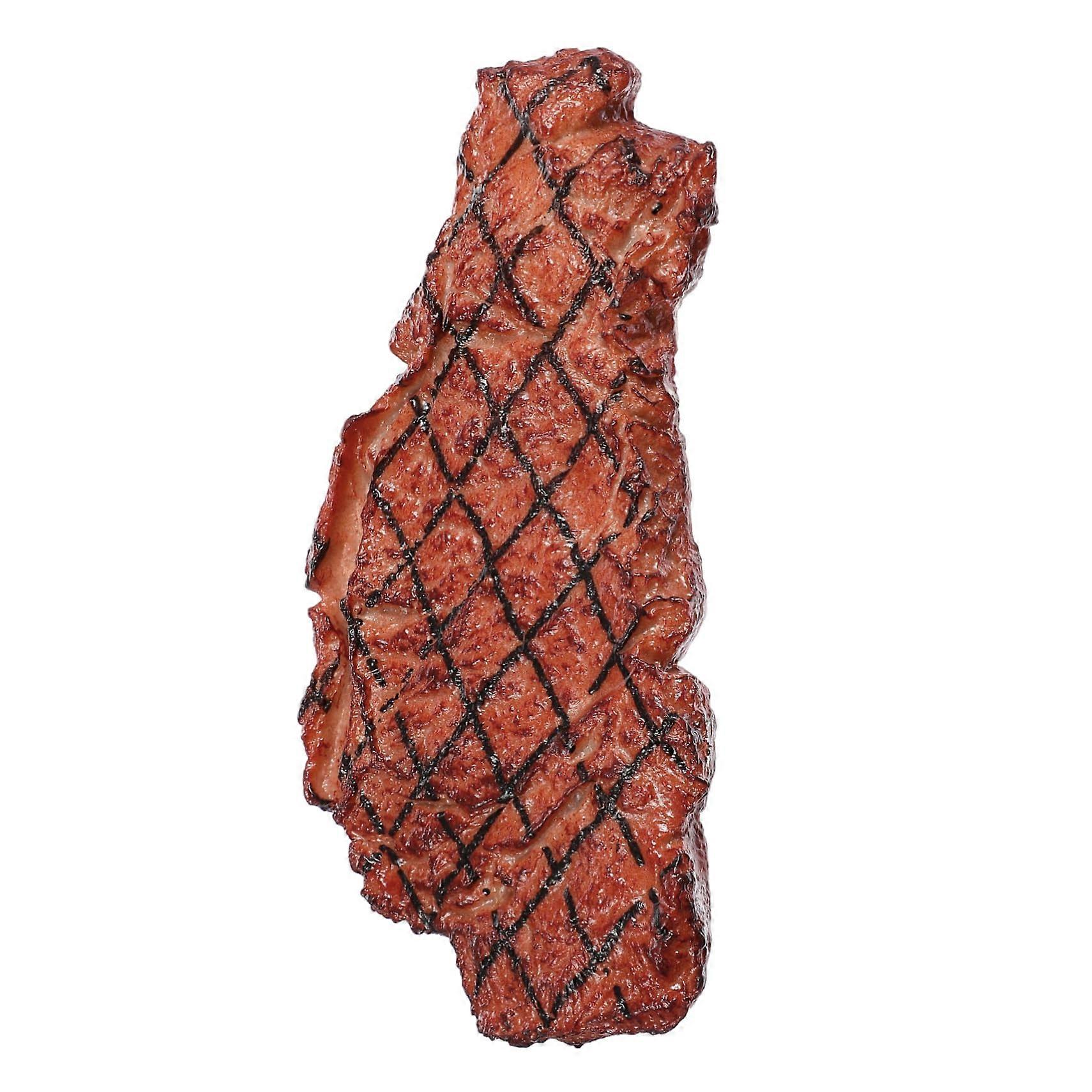 Fake Food Model with Realistic Steak Appearance,  Simulation Artificial Steak Prop for Display