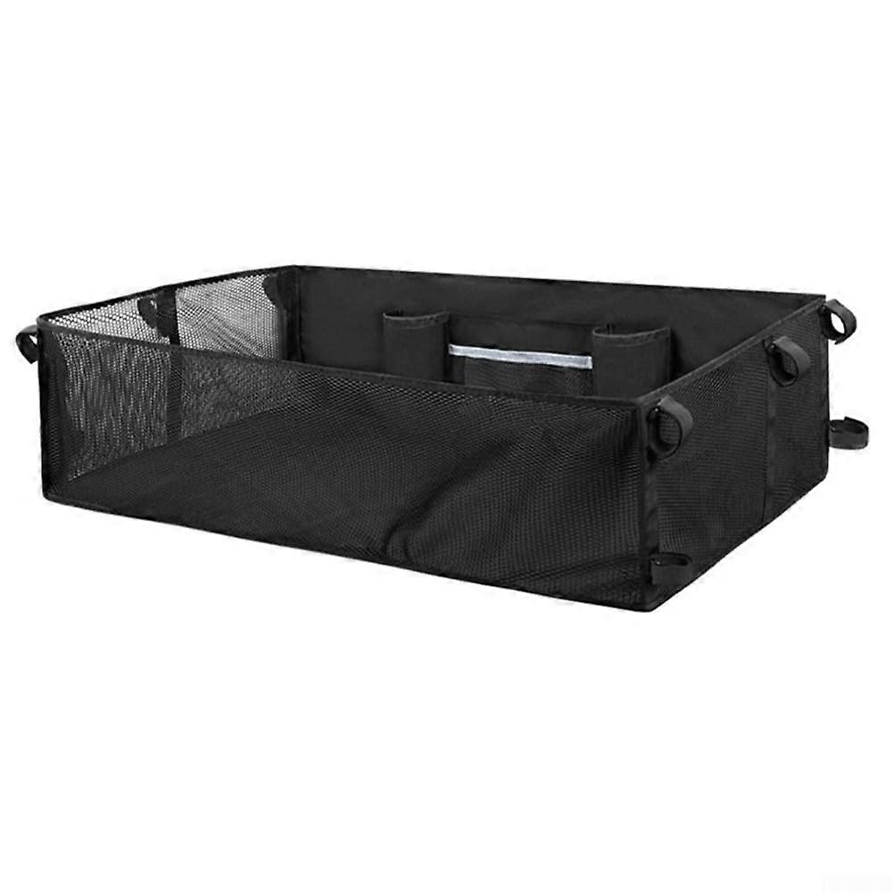 Golf Cart Trunk Organizer Extra Large Capacity Foldable with Cup Holders Compatible with EZGO Golf Carts