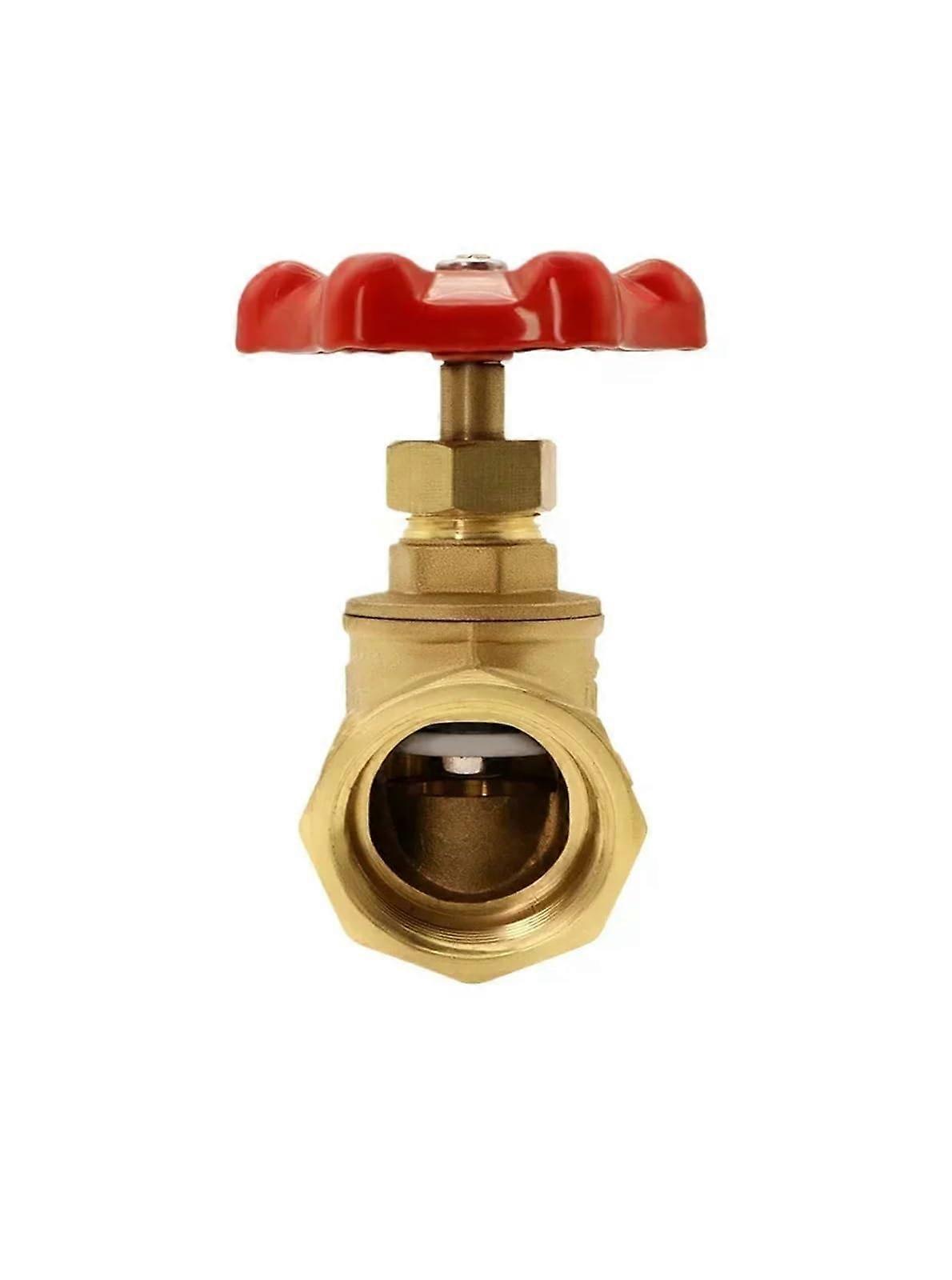 DN40  Temperature Brass Ball Valve Thickened Threaded Water Shut Off for Pipe Installation