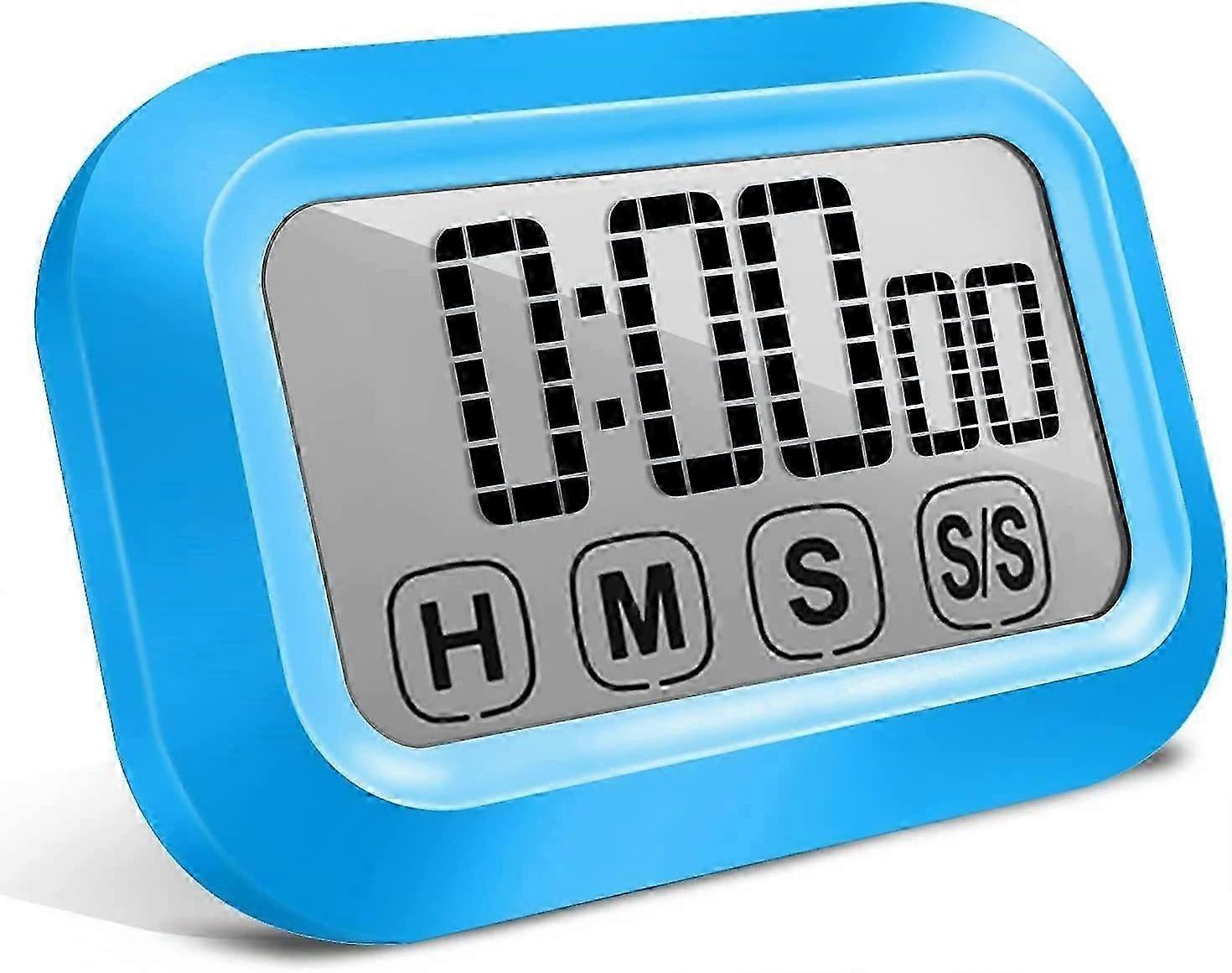 Digital Kitchen Timer for Cooking Touch Screen, Magnetic Countdown Timer, Big Volume, Big LED Displa