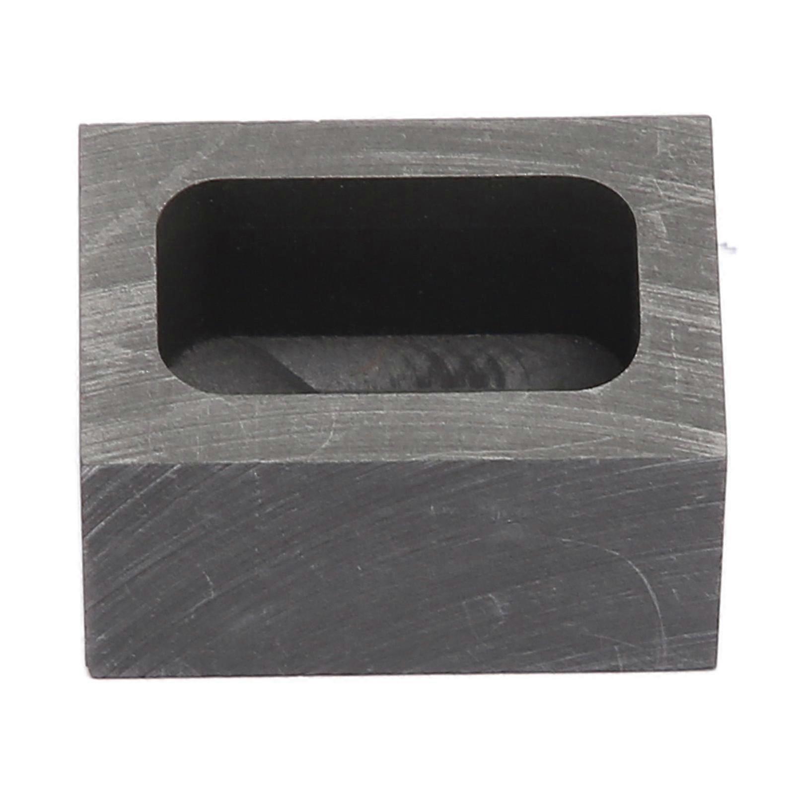 Rectangular Graphite Ingot Mold Jewelry Metal Refining Crucible for Melting Casting Gold Silver Copper