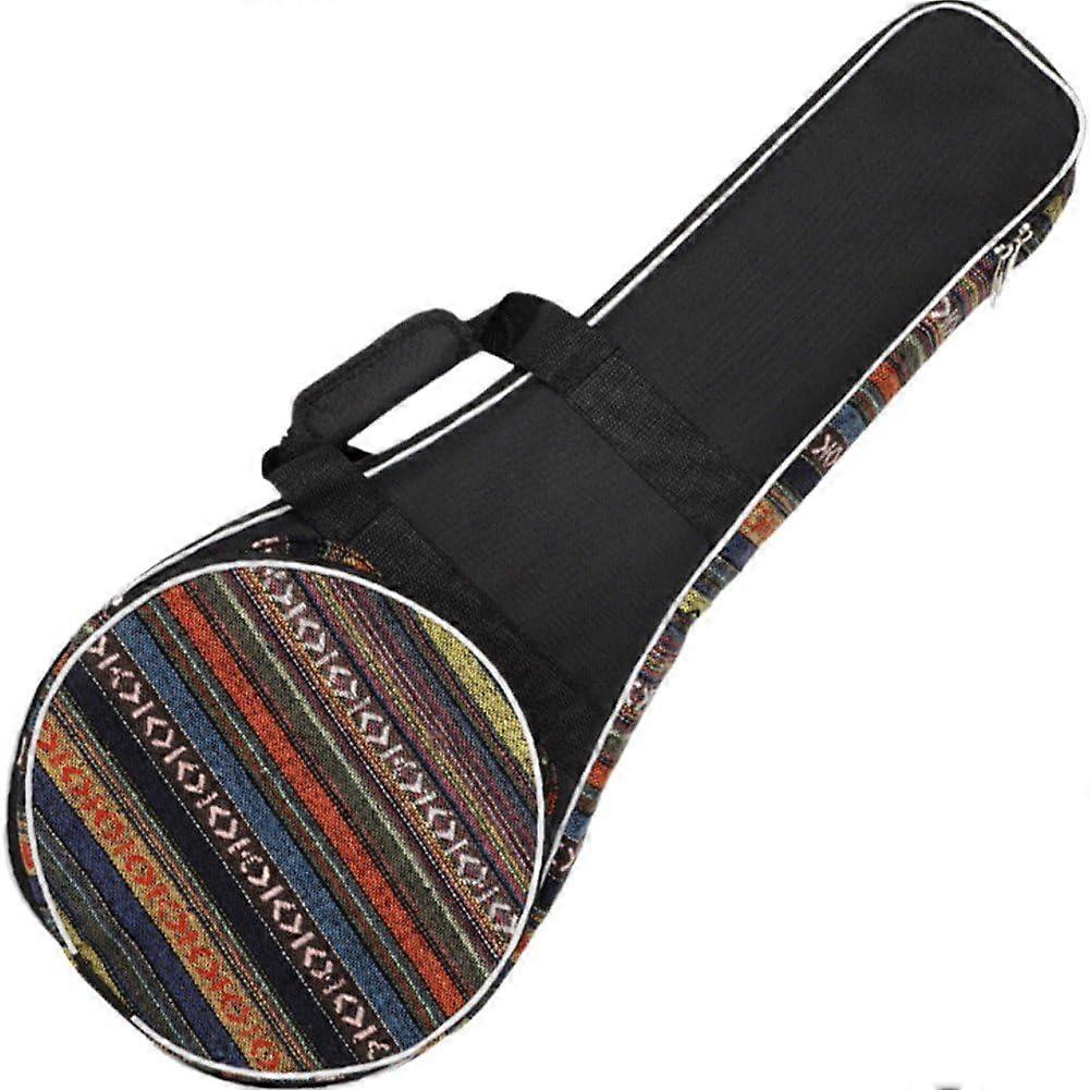 Mandolin Gig Bag with Shoulder Strap, Durable Padding, Oxford Fabric Case with Accessory Pocket