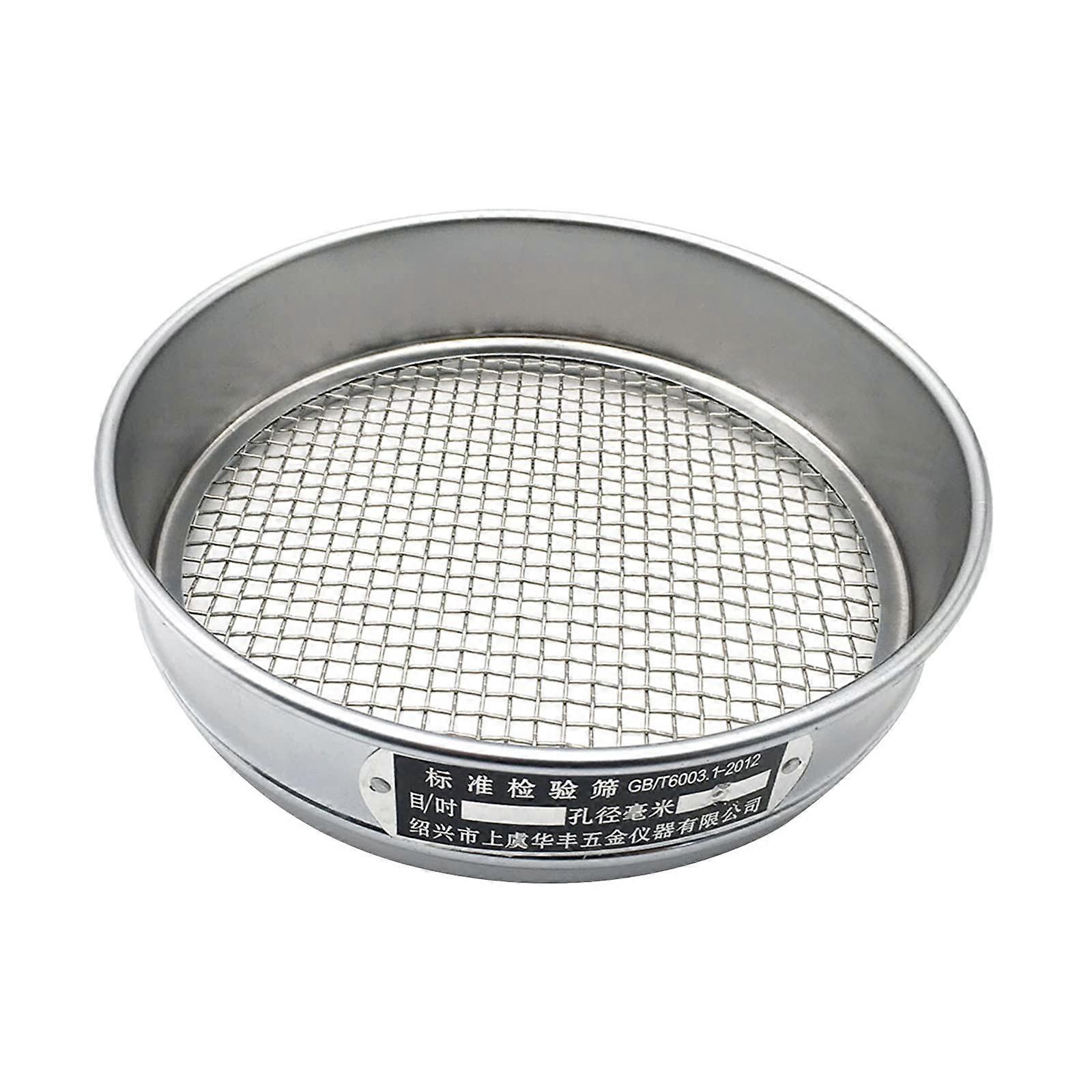 Stainless Steel Garden Sieve for Soil and Compost, 20cm MultiMesh 4/10/20/60 Stackable Filter