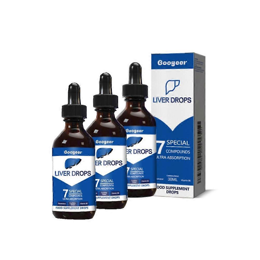 2026' 3pcs Liver Drops Body Treatment 30ml