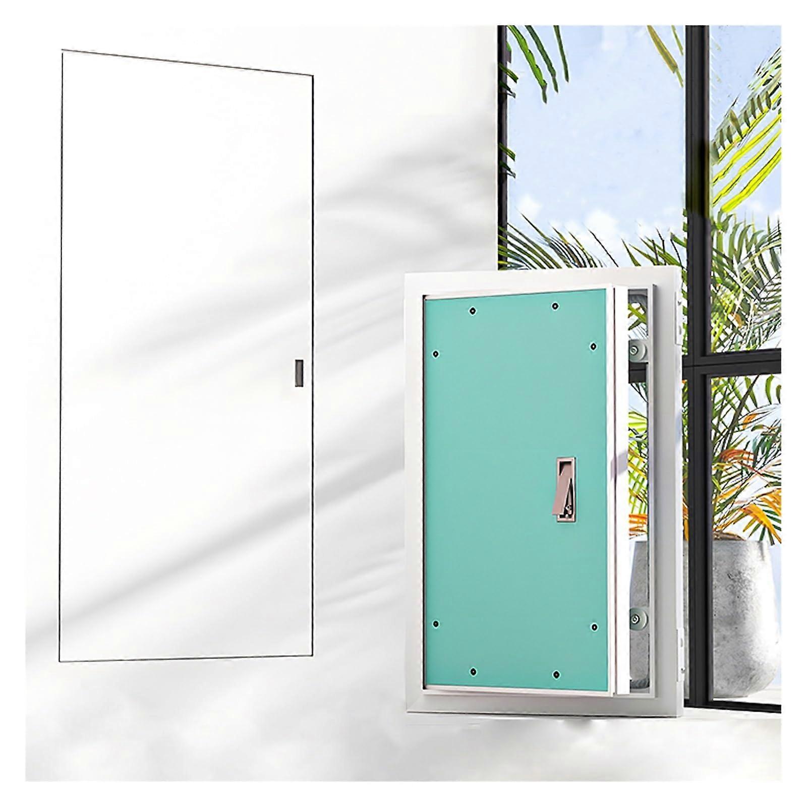 Drywall Access Panel Invisible Flush Design Paintable Waterproof Lockable Aluminum Frame 18x32in