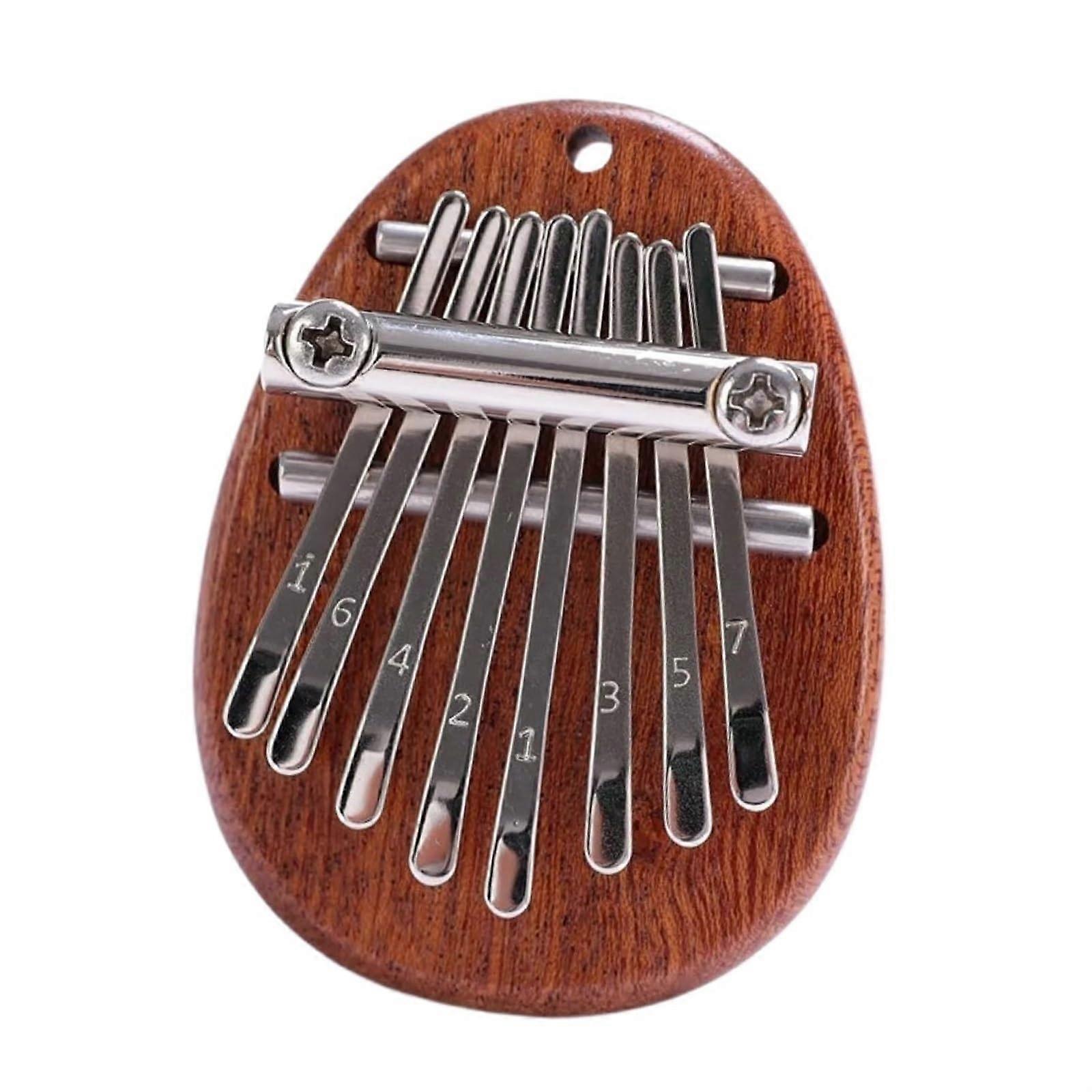 8 Key Mini Kalimba Thumb Piano for Beginners with Clear Tone and Responsive Touch