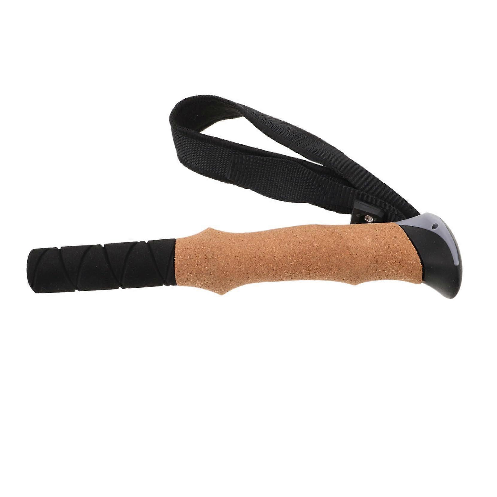 Trekking Pole Handle Replacement with Comfortable Cork Grip and Durable Wrist Strap for Hiking