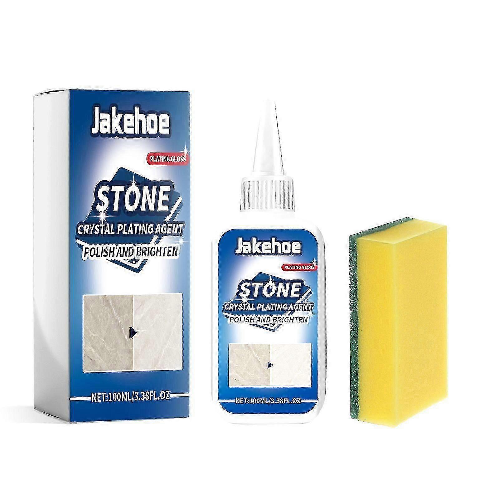 Stone Crystal Plating Agent - Marble & Tile Surface Cleaner, Rejuvenator & Protector - 135g