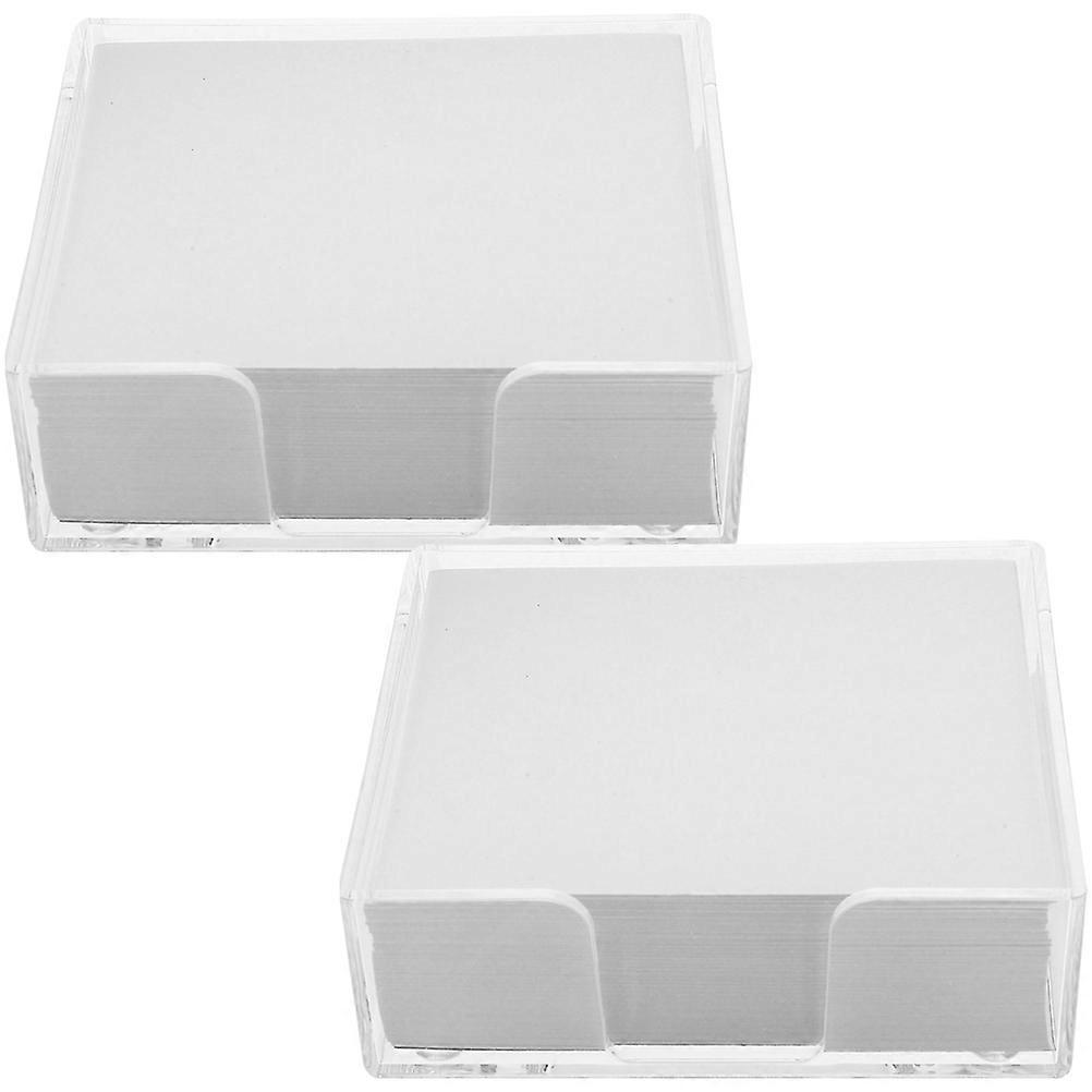Transparent Note Papers Box Packing Note Pads for Convenient Use 2 Boxes
