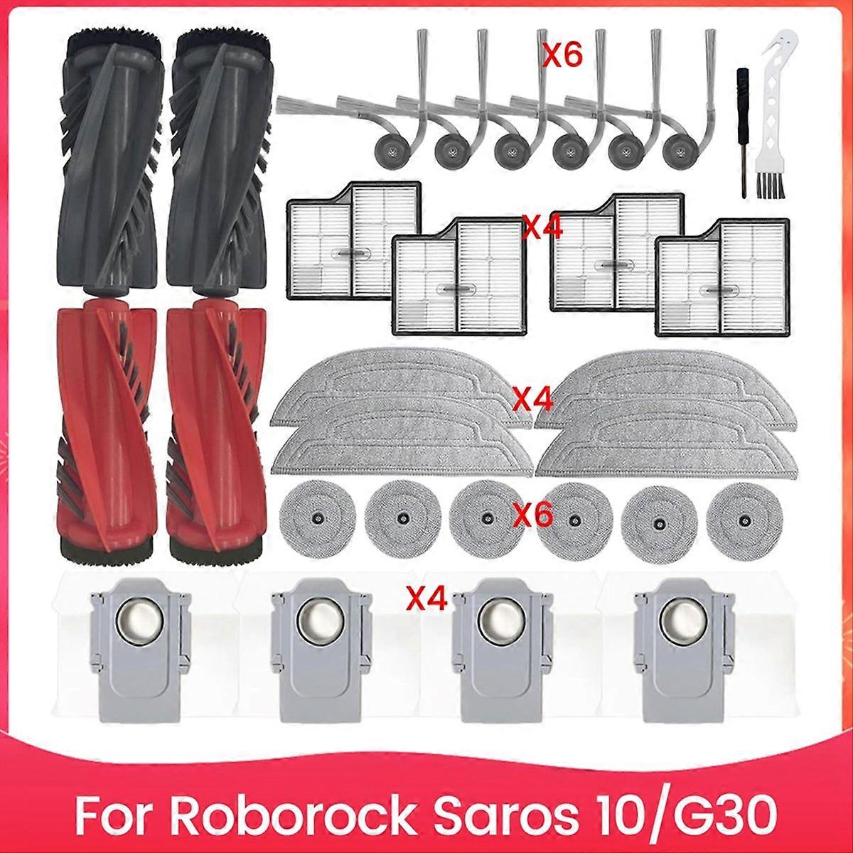 Replacement Accessory Kit for Roborock Saros 10/G30 Vacuum