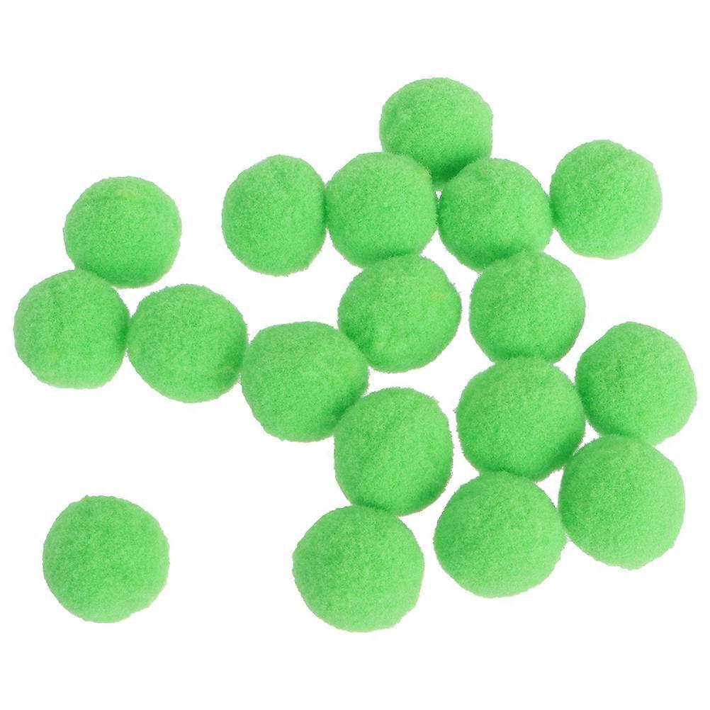 Polyester Plush Ball for DIY Decoration 500Pcs Light Green Elastic Material