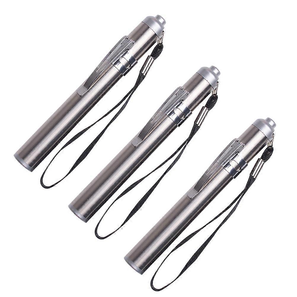 Waterproof Torch Mini LED Flashlight for Lighting Use 3Pcs Portable Pack