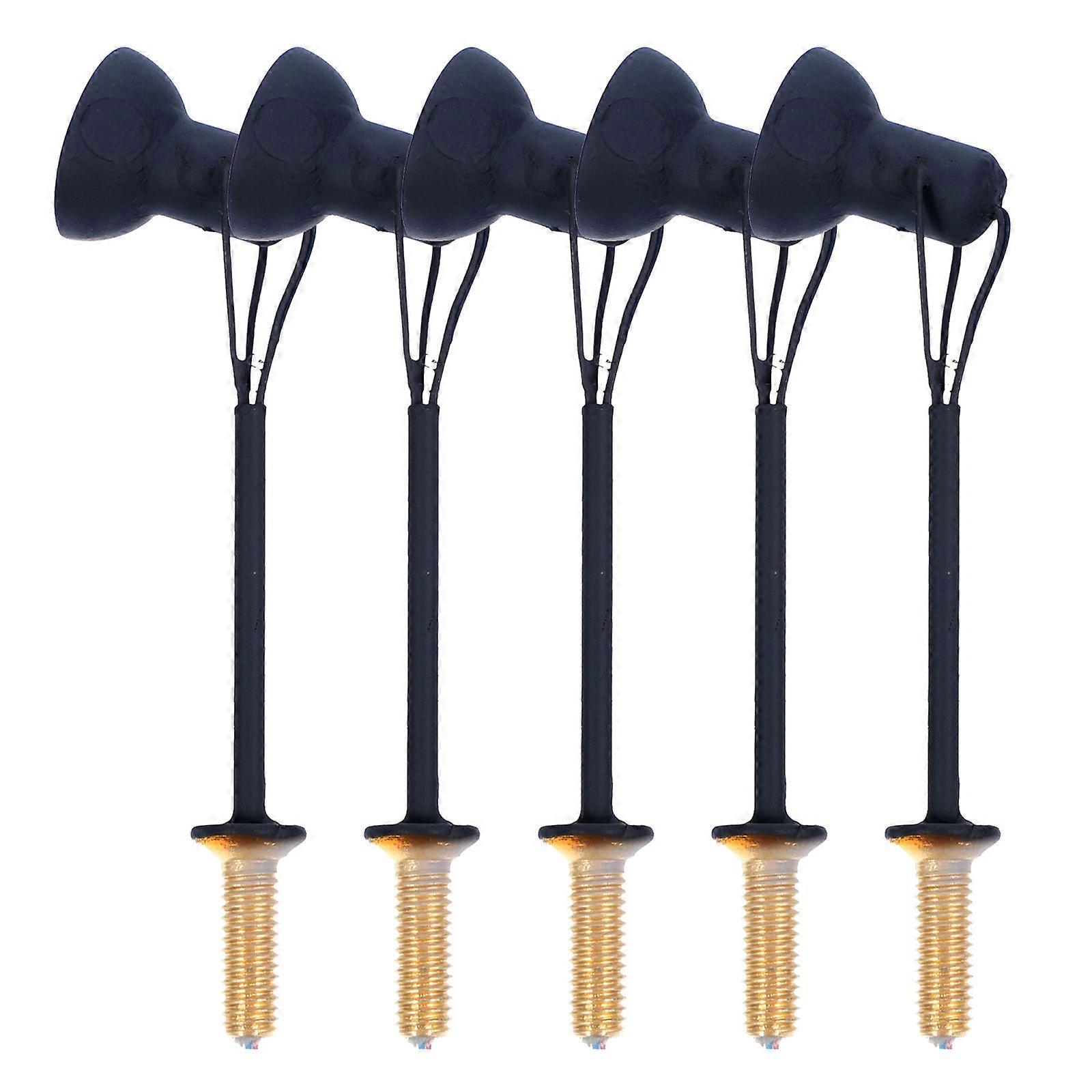 Sand Table Spotlight Miniature Building Lights for Decor 5Pcs Metal ABS