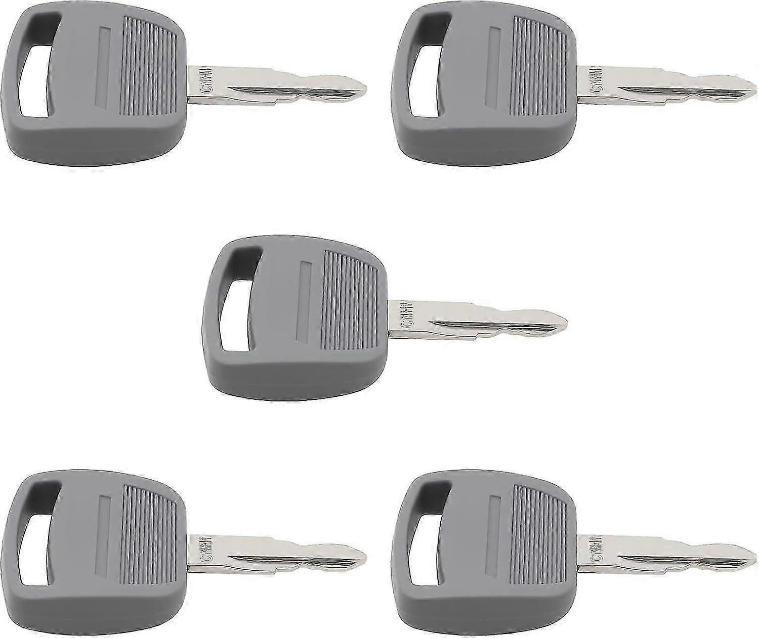 5pcs Excavator Ignition Key Replacement Part CNH1 Compatible with Case CX130