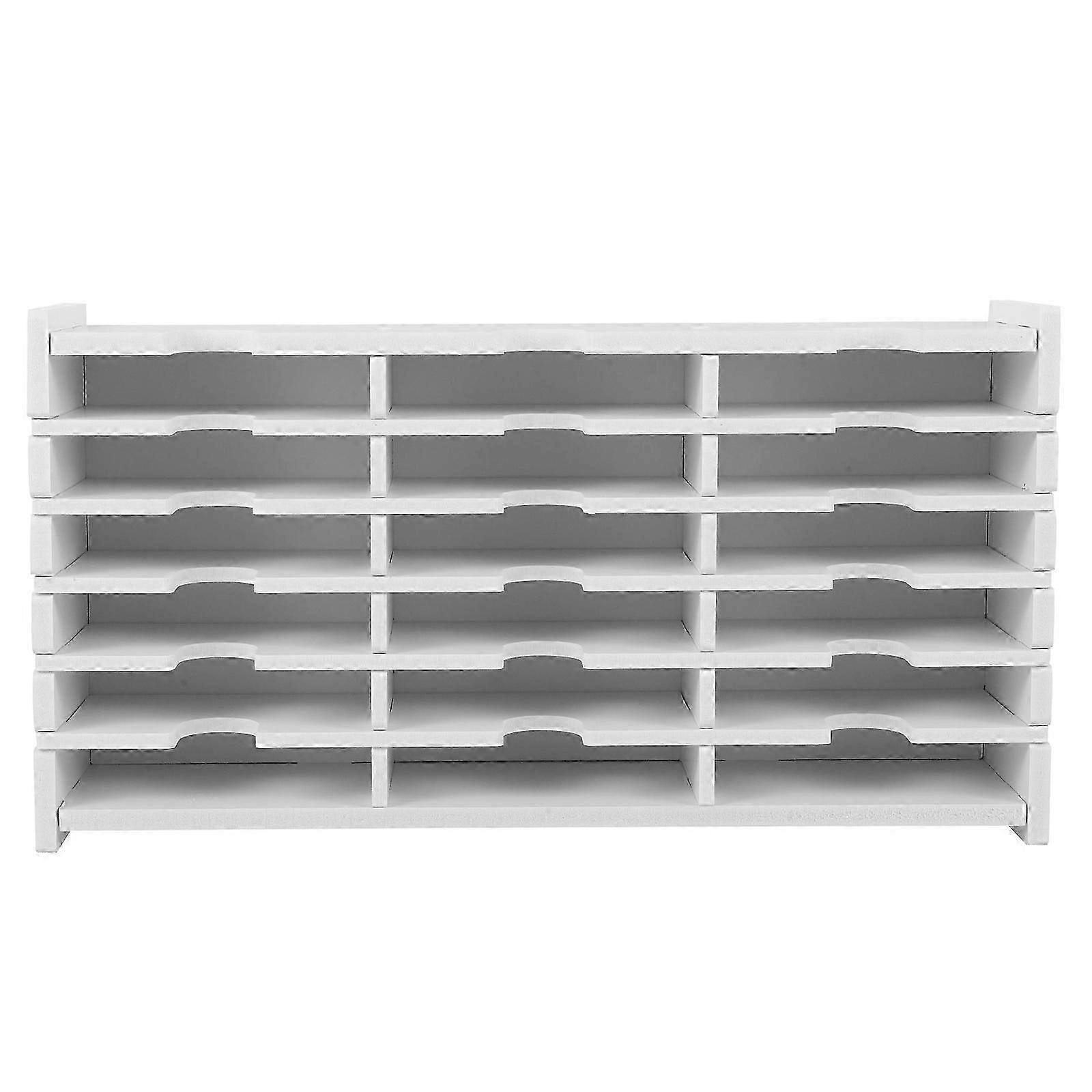 Compact CD Holder with Multi-Grid & Inkpad Compartments  Lightweight Disc Organizer