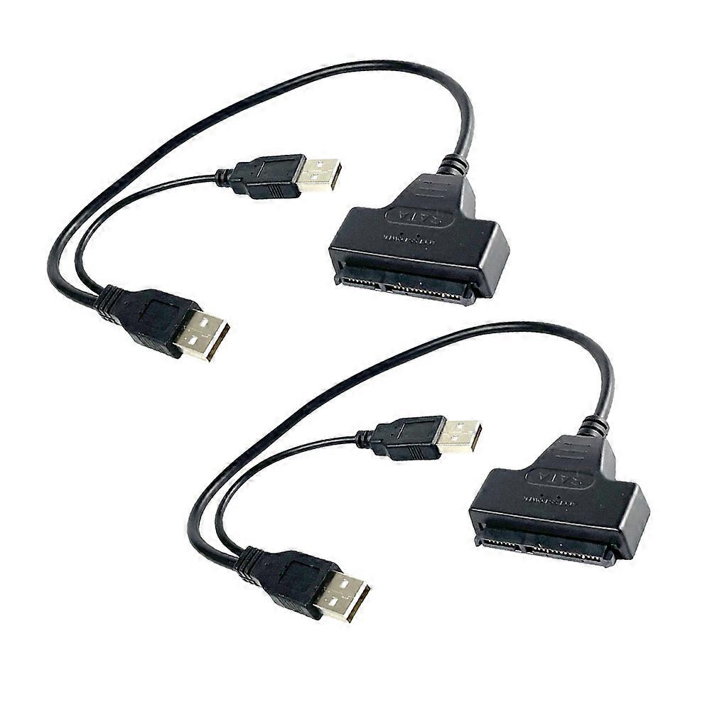 USB to Line for Data Backup with 2Pcs Hard Disk USB 2.0 Cable