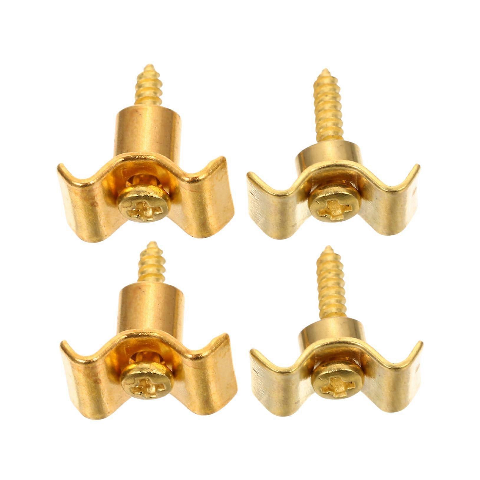 4 Sets Guitar String Trees with Roller Guides for Electric Guitar Enhanced Tuning Stability Durable